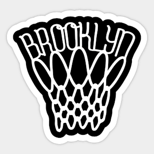 Brooklyn Basketball Net Sticker